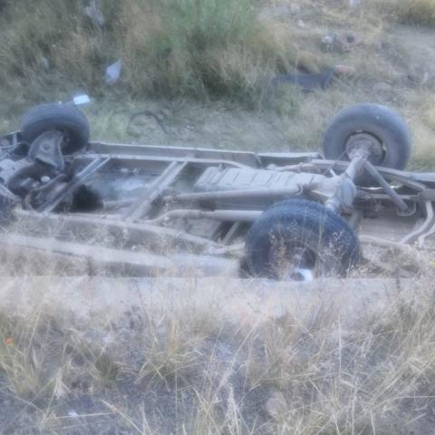 Sucedió en la carretera que conecta Aguascalientes con Loreto a la altura de la Comunidad de La Soledad en Asientos