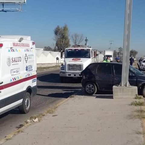 Sucedió en la 45 norte a la altura del Parque Industrial de San Francisco de los Romo