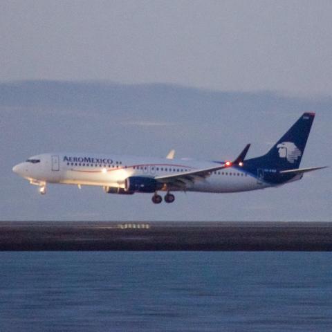 Avión de Aeroméxico 