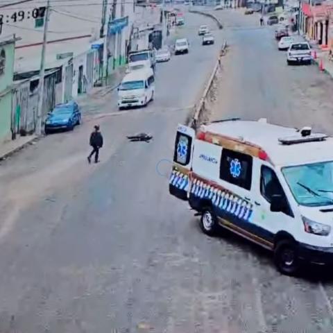 Paciente cae de ambulancia durante traslado en Chiapas