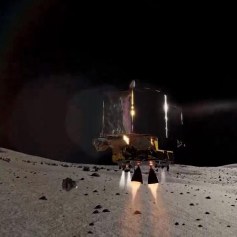 Módulo espacial japonés SLIM aterriza en la Luna 