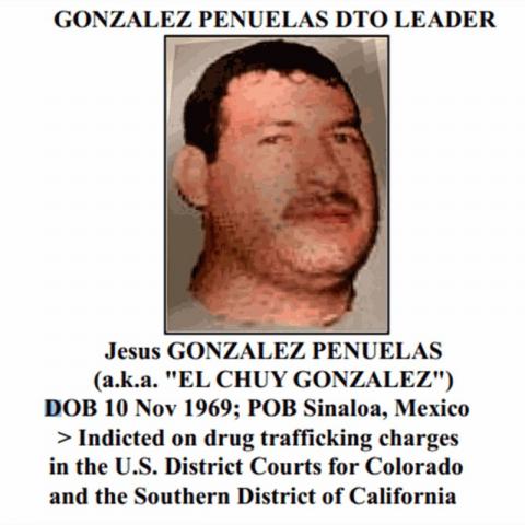 Ofrece EE. UU. 5 mdd por captura del mexicano Chuy González