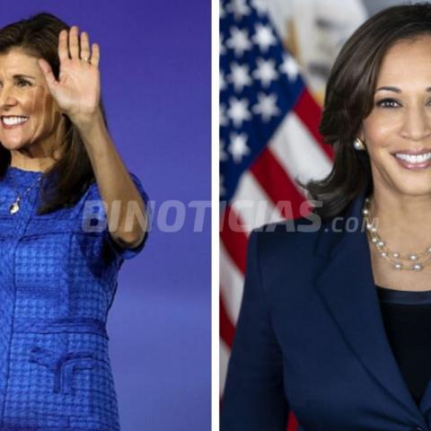 Nikki Haley y Kamala Harris 