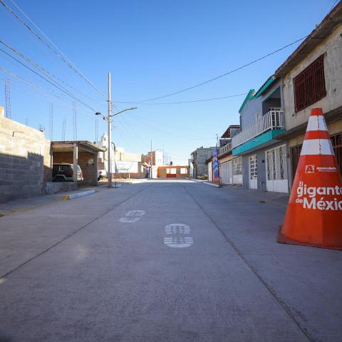 Los habitantes de El Riego ya cuentan con agua potable y calles pavimentadas