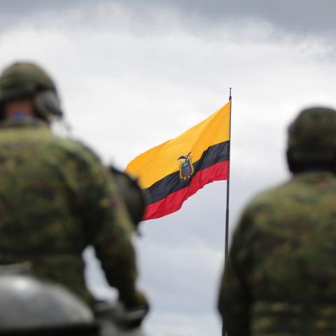 Soldados en Ecuador 