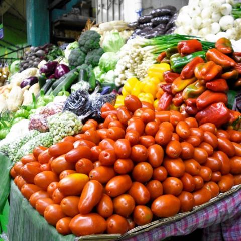 Jitomate en el mercado