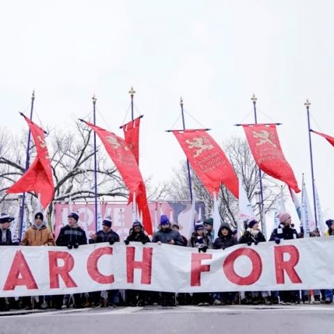 La marcha se celebra desde que la Corte Suprema legalizó el aborto en los 50 estados del país en 1973.