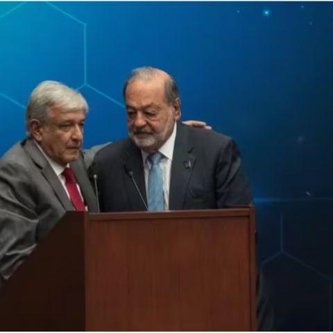 AMLO hace negocios con Slim