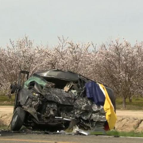 Accidente en California 