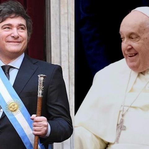 Acuerdan reunión entre el papa Francisco y Javier Miler en el Vaticano