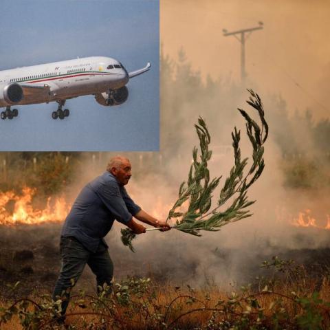 México envía ayuda humanitaria a Chile por incendios forestales