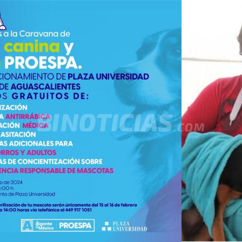 Este sábado se ofrecerán servicios veterinarios gratuitos en el estacionamiento de Plaza Universidad