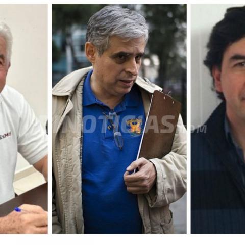 José Ramiro López Obrador, Rafael Barajas y Jesús Ramírez Cuevas 