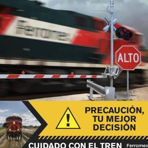 No más accidentes con el tren: Gobierno del Estado y Ferromex regresarán plumas ferroviarias