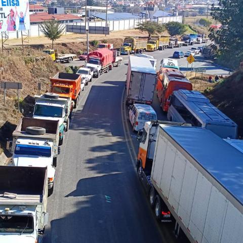 Paro Nacional de transportistas