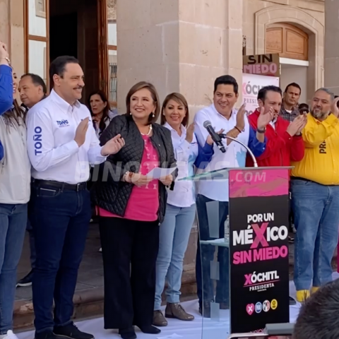 Xóchitl Gálvez en Aguascalientes 