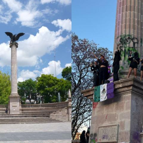 Aplicarán una capa protectora a la Exedra ante la marcha del 8M 