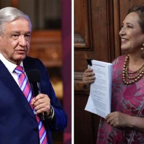 López Obrador y Xóchitl Gálvez