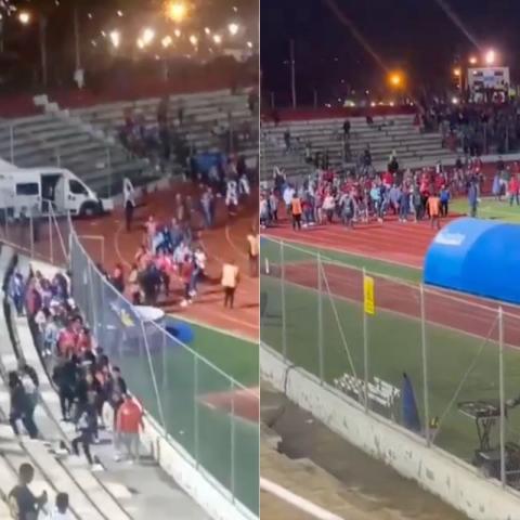 Evacúan estadio en Ecuador durante partido por amenaza de bomba