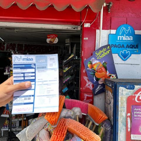 Recibos de MIAA ya se pueden pagar en tiendas de abarrotes y carnicerías