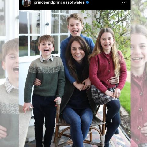 Kate Middleton ofrece disculpas por foto y confirma que la manipuló