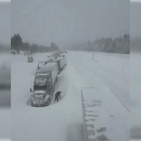 Tormenta invernal en California 