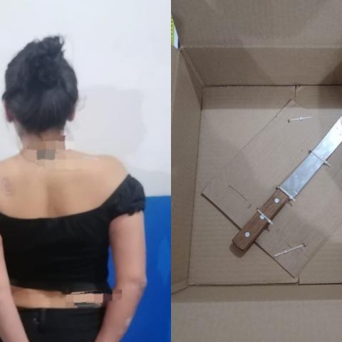 agresiva mujer