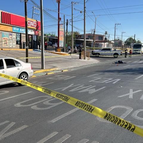 Ciclista muerto
