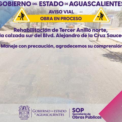 Aviso vial 