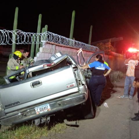 TRÁGICO ACCIDENTE, pabellon de Arteaga