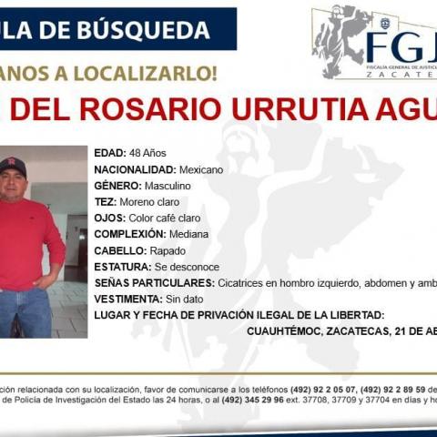 Buscan en Aguascalientes a maestro secuestrado en Zacatecas