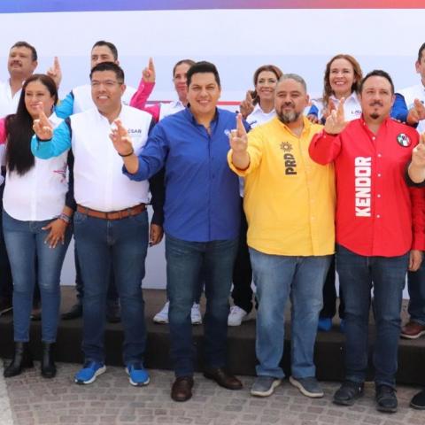 Fuerza y Corazón por Aguascalientes, coalición PAN-PRI-PRD