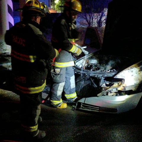 auto incendiado