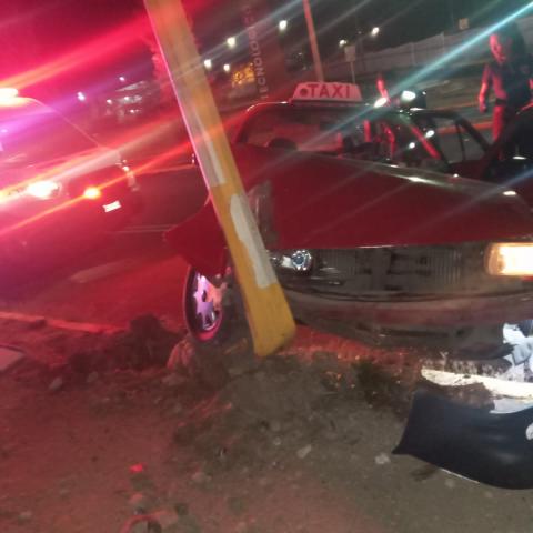 taxi choque