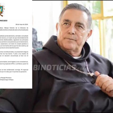 Reaparece el obispo de Chilpancingo; perdona a quienes "le hicieron daño" y no presentará denuncias