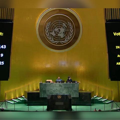 La comunidad internacional abogó en contra de integrar a Palestina, apenas el pasado 18 de abril.