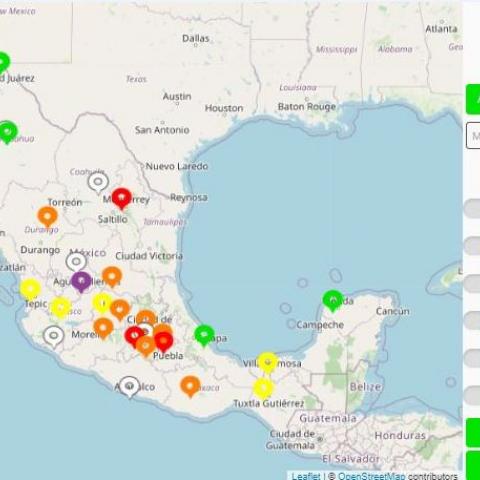 Este lunes Aguascalientes registra una calidad del aire extremadamente mala