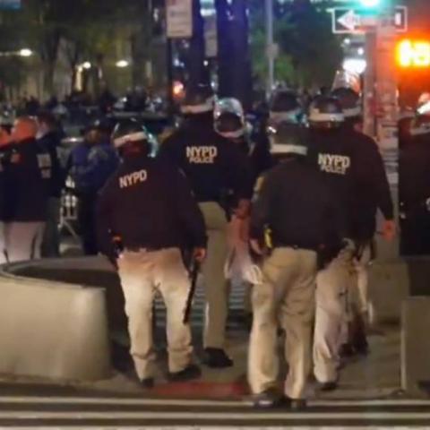 Al menos 300 detenidos en la Universidad de Columbia tras manifestaciones propalestinas