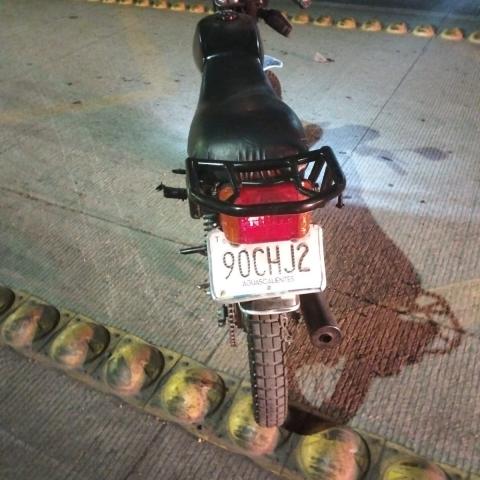 motociclista herido