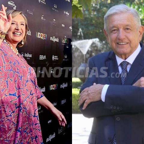 AMLO y Xóchitl