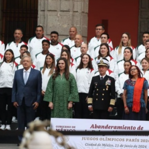 ABANDERAMIENTO MÉXICO OLÍMPICOS 2024