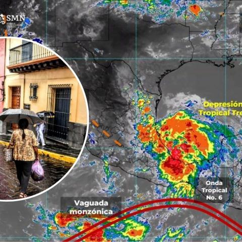 Se forma la depresión tropical Tres frente a las costas de Veracruz