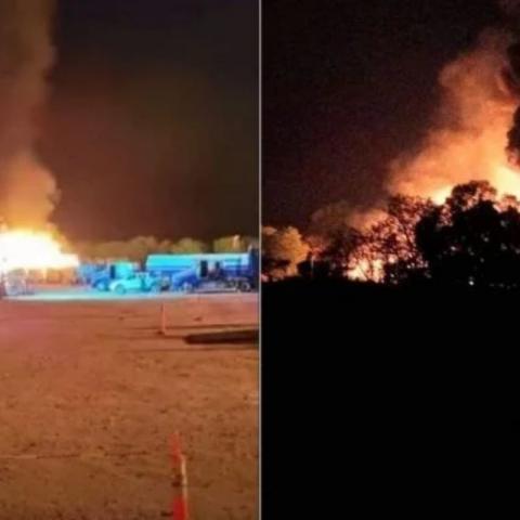 Explosión de ducto de Pemex 