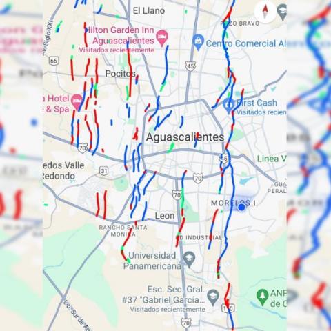 Fallas geológicas en Aguascalientes 