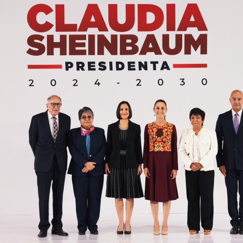 Claudia Sheinbaum revela cinco nombres más para su futuro gabinete