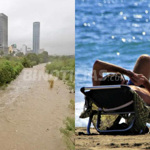 Río Santa Catarina, verano en la playa