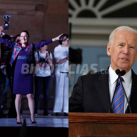 Sheinbaum y Biden