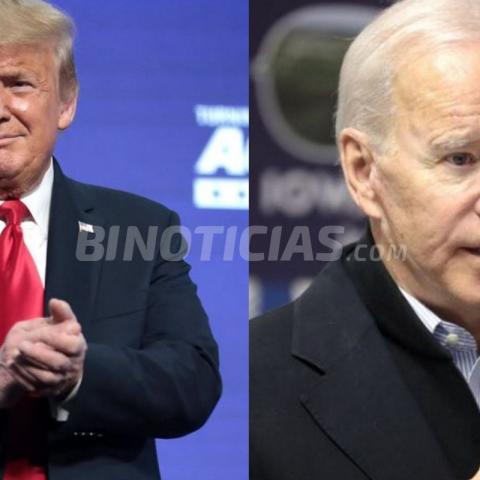 Donald Trump y Joe Biden 