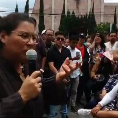 Increpan a ministra Lenia Batres durante foro sobre reforma al Poder Judicial 