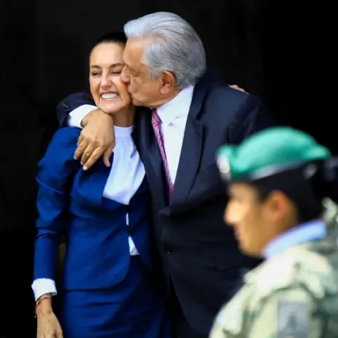 Sheinbaum y López Obrador